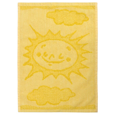 Babyhandtuch Sun yellow, 30 x 50 cm