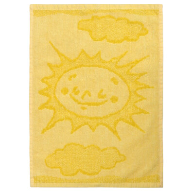 Detský uterák Sun yellow, 30 x 50 cm