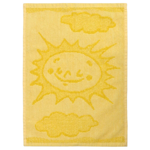 Dětský ručník Sun yellow, 30 x 50 cm