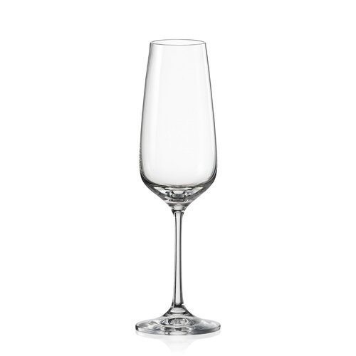 Crystalex 6-częściowy komplet szklanek na szampana GISELLE, 190 ml