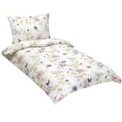 Bellatex Lenjerie de pat din bumbac Meadow violet, 140 x 220 cm, 70 x 90 cm