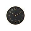 Karlsson 5973BK design ceas de perete negru,diametru 40 cm