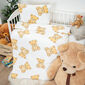 Lenjerie de bumbac pentru pătuț 4Home Teddies, 100x 135 cm, 40 x 60 cm