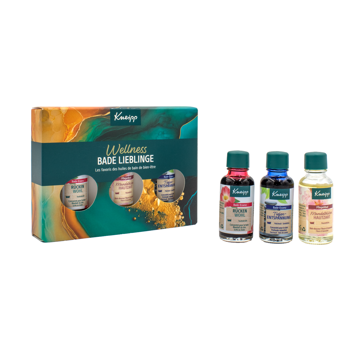 Kneipp Sada olejov do kúpeľa 3 x 20 ml