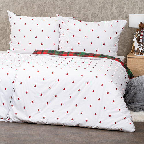 4Home Lenjerie de pat din bumbac Scotch winter,140 x 220 cm, 70 x 90 cm