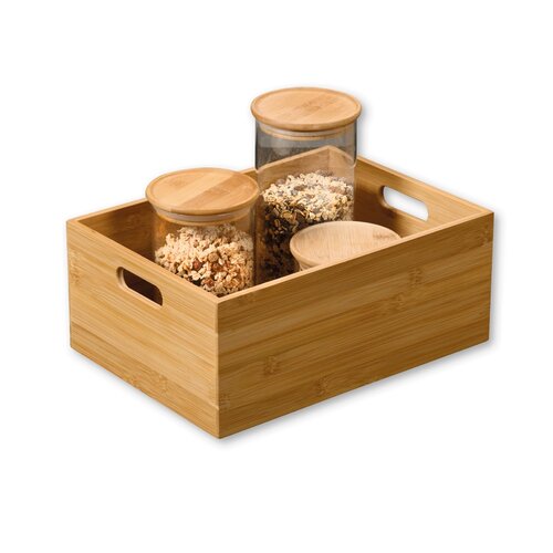 Kesper 57402 Bambusz doboz, 33 x 24 x 13,5 cm