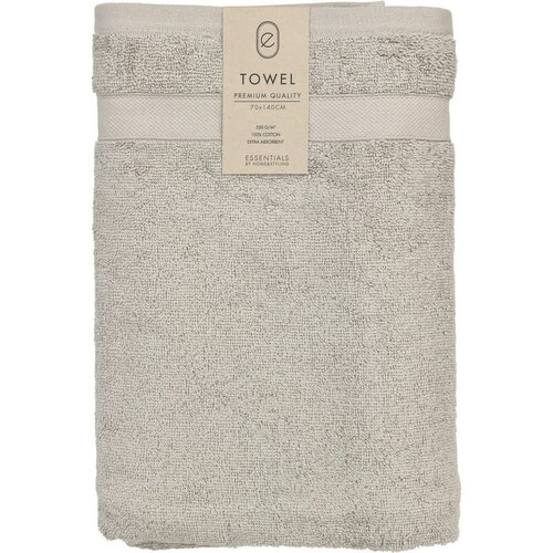 Ręcznik kąpielowy Lena jasnoszary, 70 x 140 cm