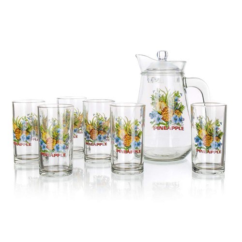 VETRO-PLUS Džbánový set PINEAPPLE, 7 ks 59GM2407A