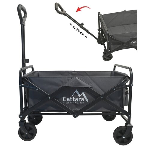 Cattara 13703 Cărucior de camping pliabil TrogirPic colo, 94 x 77 x 54 cm