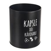 Orion Plechová dóza na Kapsle do kávovaru, BLACK​