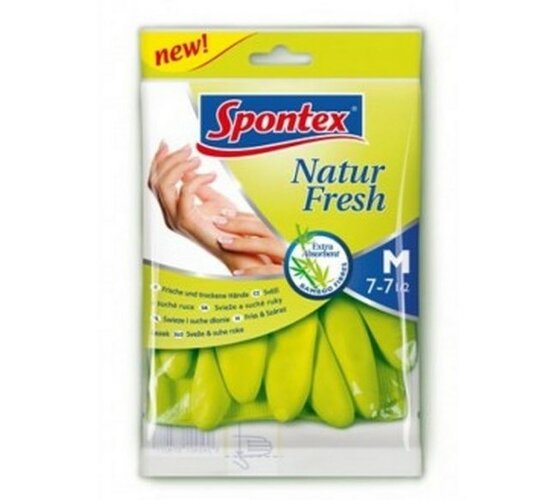 Obrázok SPONTEX Natur Fresh rukavice M (3245421874077)