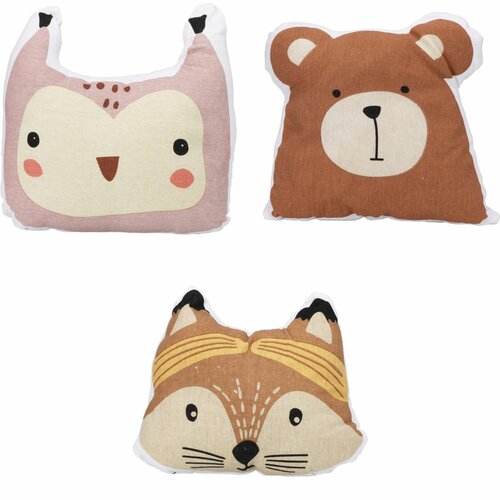 Poduszka dekoracyjna dla dzieci Niedźwiedź, 35 x 40 cm