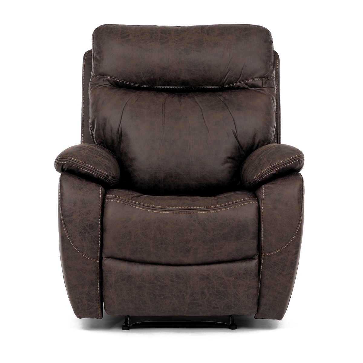 Polohovacie kreslo 4092 BR3, vintage, hnedá