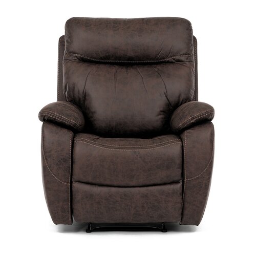 Polohovacie kreslo 4092 BR3, vintage, hnedá