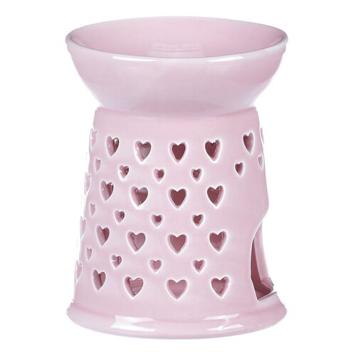 Porcelán aromalámpa Pink, 11 x 11 x 14 cm