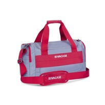 Дорожня та спортивна сумка Riva Case 5235 об'ємом30 л, сіро-червона