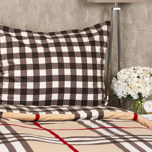 Lenjerie de pat din flanelă 4Home Cub, 140 x 200 cm, 70 x 90 cm