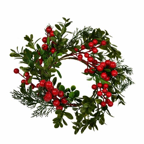 Świąteczny wieniec dekoracyjny Navara, 30 cm