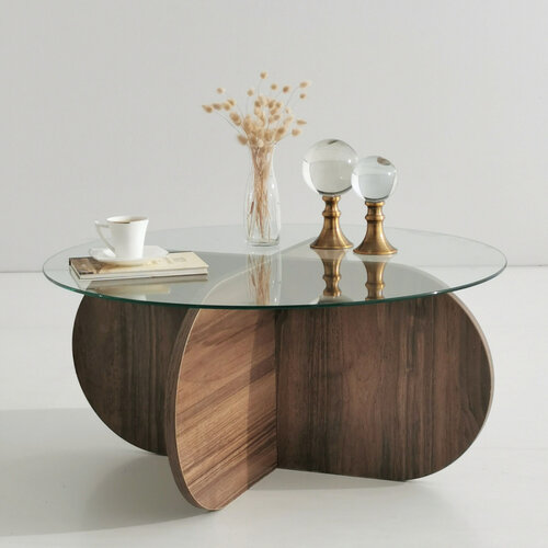 Konferenční stolek Bubble Walnut
