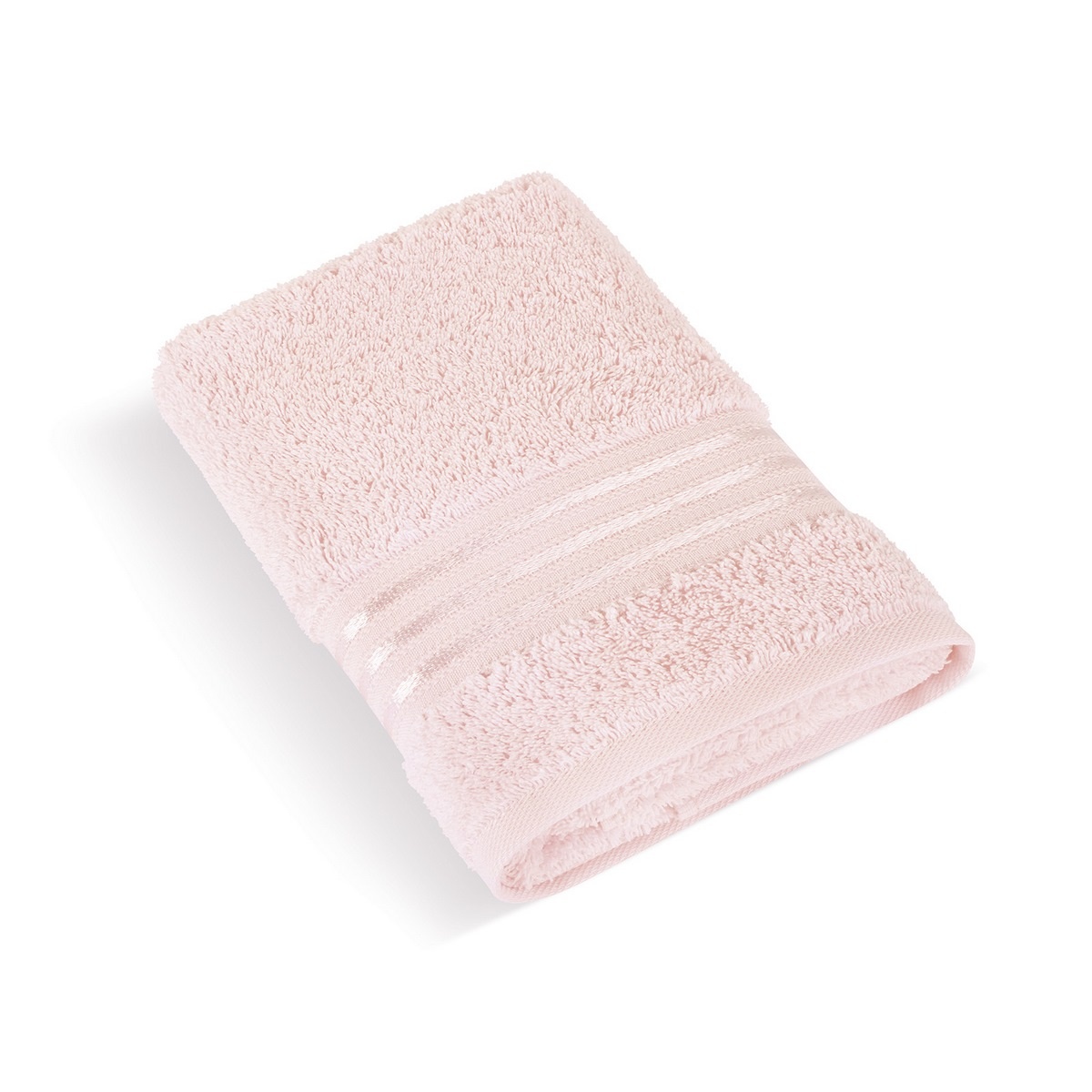 Bellatex Froté ručník kolekce Linie světle růžová, 50 x 100 cm