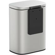 Wenko Coș de gunoi de perete Sare 5 l, inox