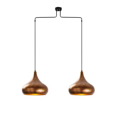 Lampa wisząca Muba - 11551, miedziana