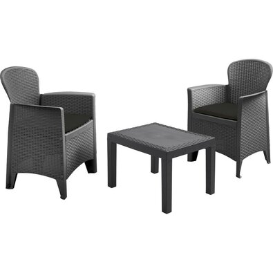 Set vrtnega pohištva Akita, 3 kosi