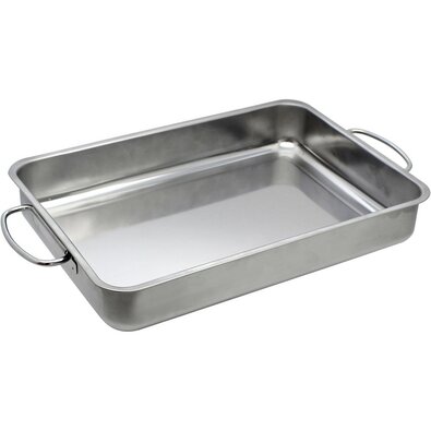 Elo 53435 Basic Blacha do pieczenia ze stali nierdzewnej 34 x 24 x 5,5 cm