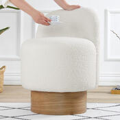 Taboret Monre Teddy White