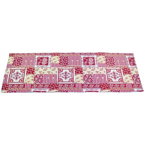 Tekal Patchwork rdeč, 32 x 96 cm
