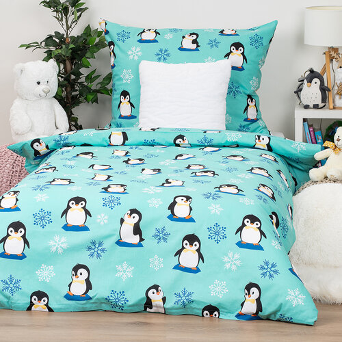 4Home Arctic Friends gyerek pamut ágyneműhuzat, 140 x 200 cm, 70 x 90 cm