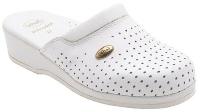Scholl CLOG BACK GUARD - egészségügyi papucs PROFESSIONAL, méret 39, fehér