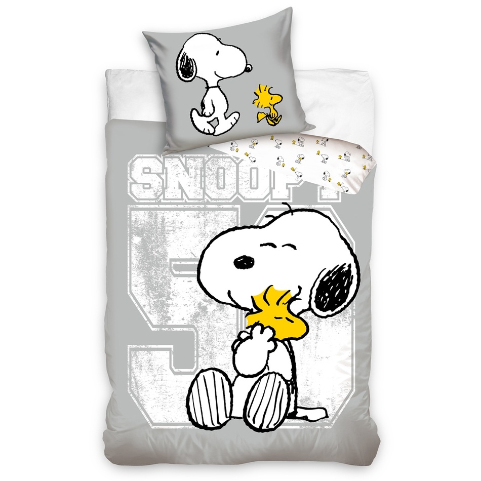 Pościel dziecięca Snoopy i Woodstock, 140 x 200, 70 x 90 cm