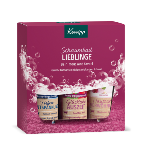 Kneipp Set cadou de spumă de baie Happy bathing, 3x 100 ml