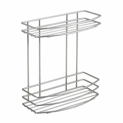 AQUALINE 37014 Chrom line дротяна полиця подвійна, срібляста