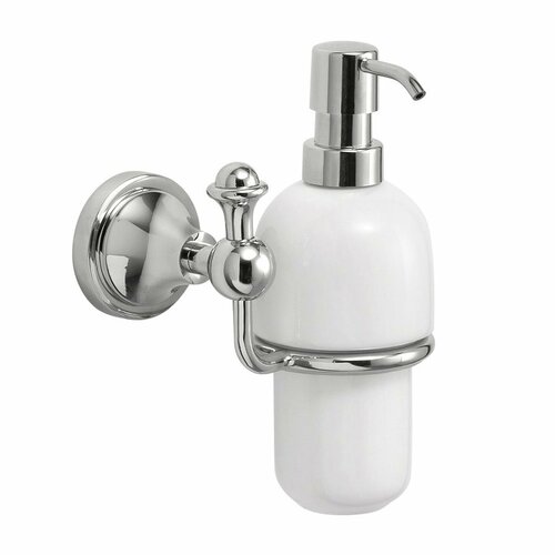 GEDY NV8013 Nevis dozirnik za milo, keramika, krom