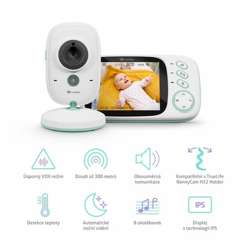 Niania elektroniczna TrueLife NannyCam H32 Pro