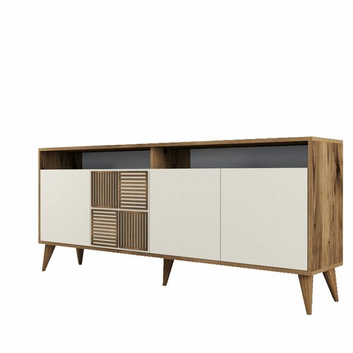 Szafka Milan 2 Walnut and Cream