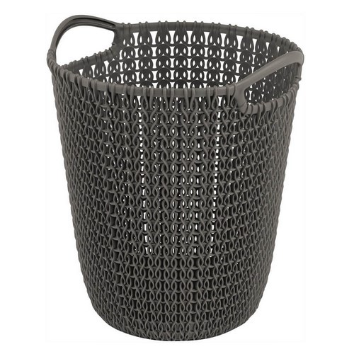 Curver 03678-X59 kôš na papier Knit 24 x 27 x 23 cm, 7 l, hnedá