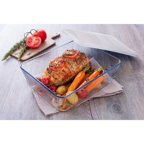 Pyrex Set steklenih posod 2 kos, 1,5 l + 2,6 l