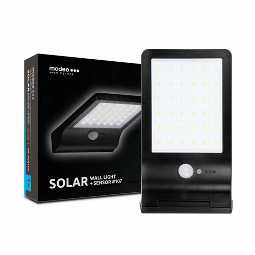 Modee lampa solarna naścienna LED z czujnikiem PIR ML-WS107