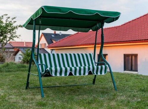 Happy Green Huśtawka ogrodowa Stripy II