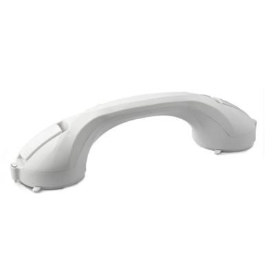 Spirella Haltegriff für das Badezimmer mit Saugnäpfen und Indikator SAFE, weiß, 40 cm