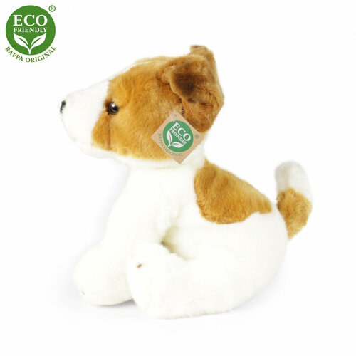 Rappa plišasti pes Jack Russell terier, sedeč, 30cm, Okolju prijazen