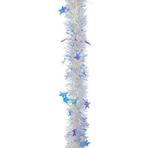 Bogata božična veriga z mavričnim učinkom Zvezde,2 m, KOMPLET 2 KOSOV