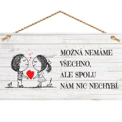 Bohemia Gifts Tablou decorativ pentru agățat - Împreună
