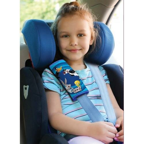 Návlek na bezpečnostní pás Looney Tunes, 19 x 8 cm