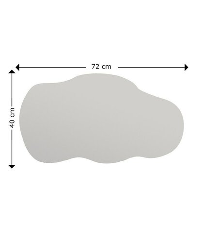 Lustro Baby Black 40 x 72 cm