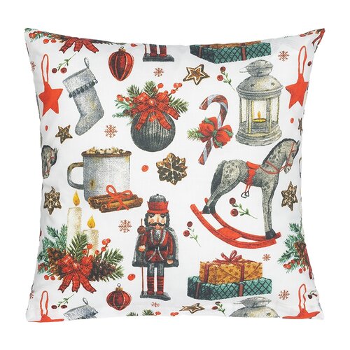 Bellatex Weihnachts-Kissenbezug Nussknacker , 40 x 40 cm