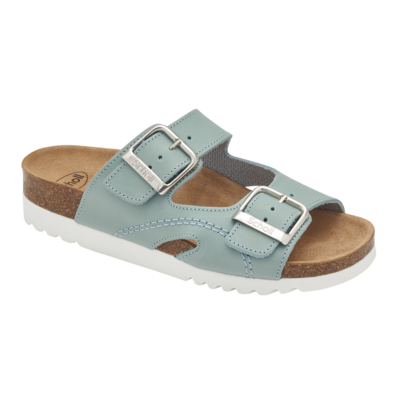 Scholl Moldava Wedge AD papucs, kék, méret 41